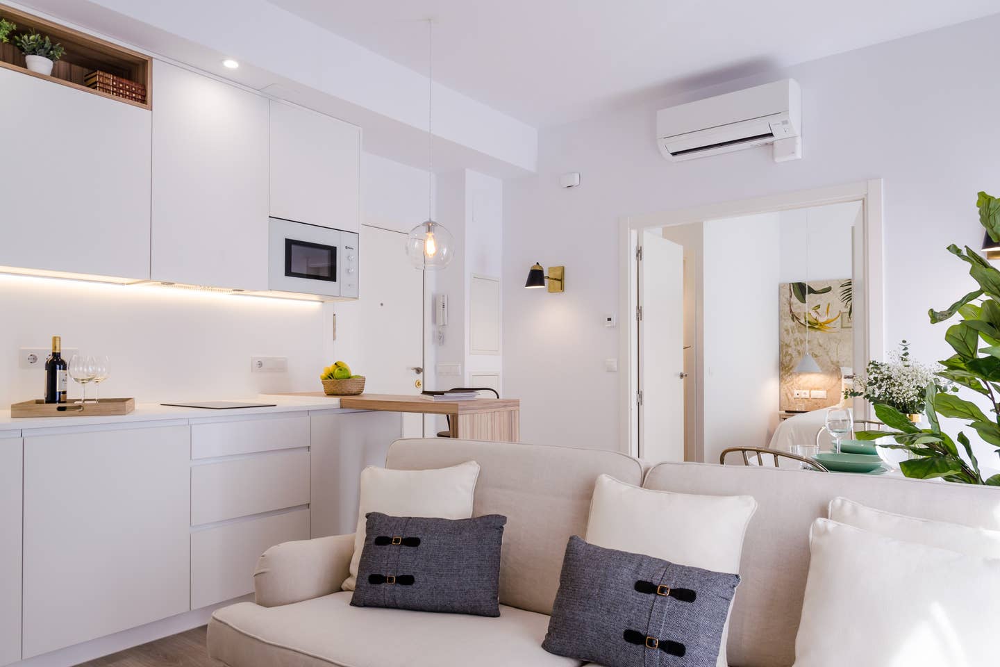 FerAla Suites Centro comedor y cocina