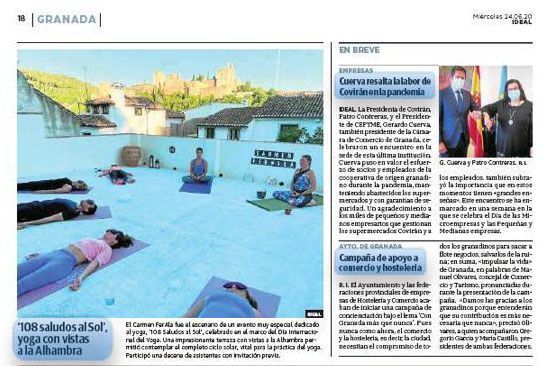 FerAla Suites Granada y Carmen FerAla en el periódico ideal